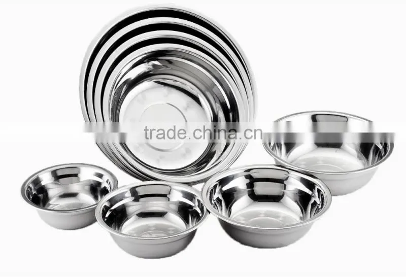 Hot Sale Round Stainless Steel dinner soup plate