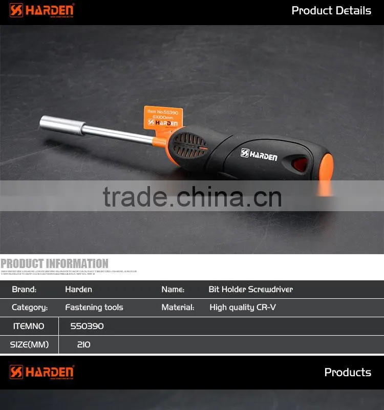 Professional CRV Reinforced Bit Holder Screwdriver