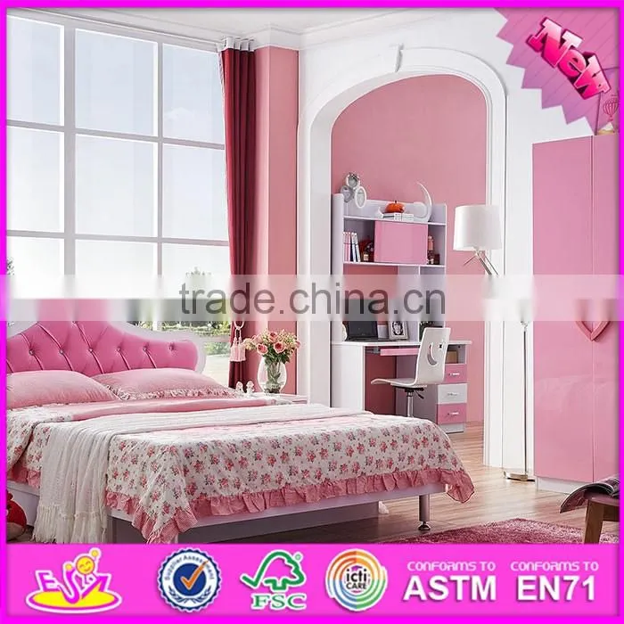 2016 wholesale comfortable wooden bedroom cheap furniture W08H039