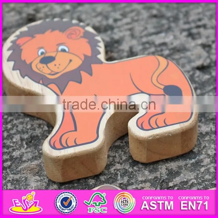 custom educational wooden animal toys for kids W13A111-S