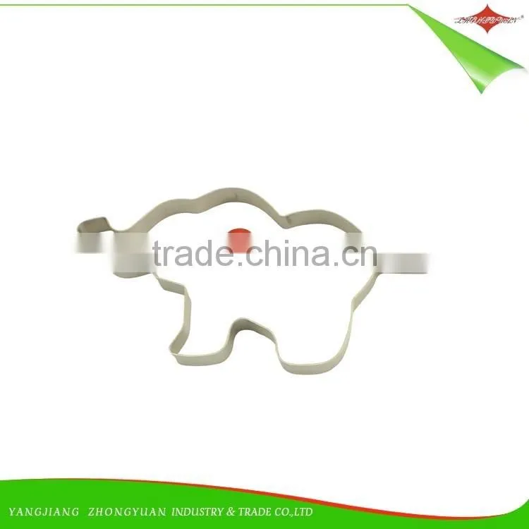 ZY-F1462 stainless steel egg ring pp ball handle fried egg ring elephant style mold