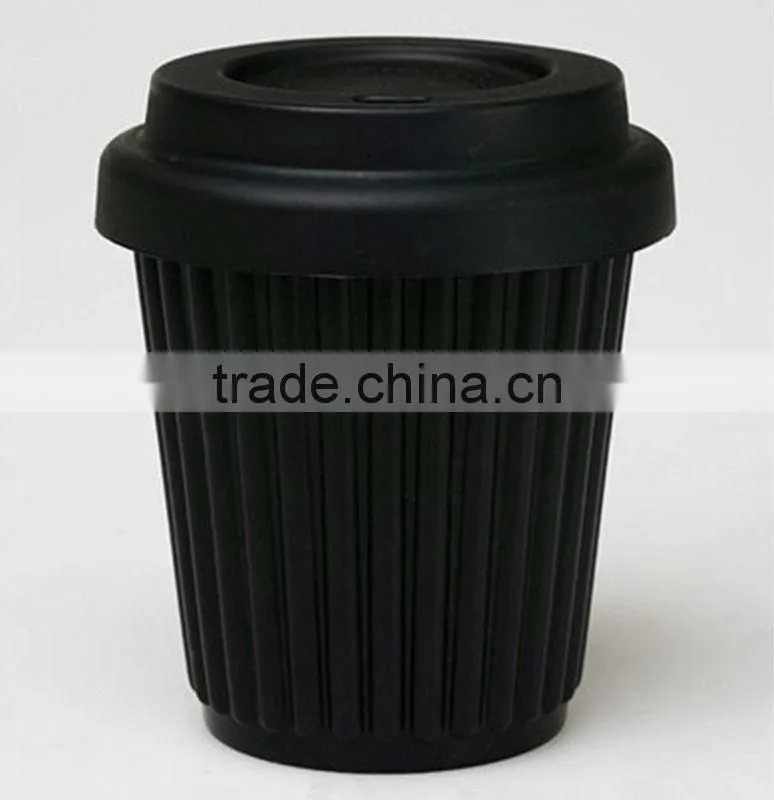 Flexible Unfoldable Silicone Drinking Cups With Silicone lid