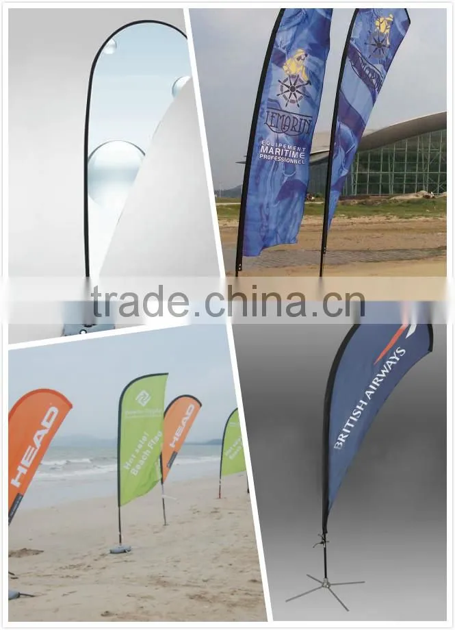 2016 Hot Sale Beach Flag Pole, Promotional Flag Pole