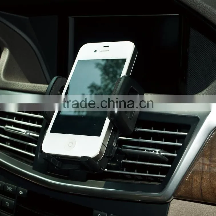 Adjustable 360 Rotation Air Vent Phone Holder for iPhone 6 , 6+ , 5s , Samsung Galaxy Note 4 , 3