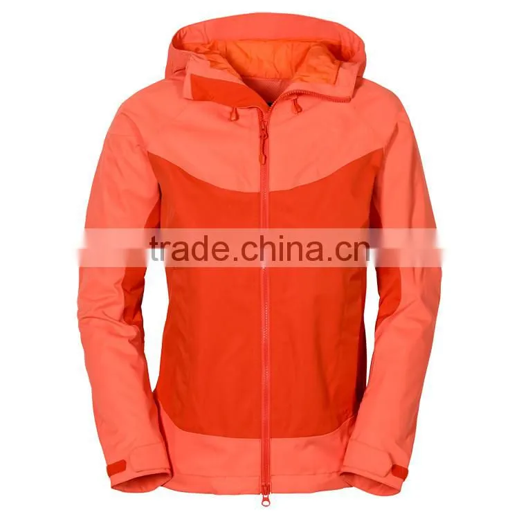 Women Waterproof Breathable Outdoor Rain Jacket