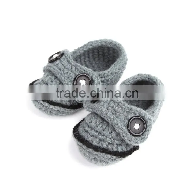 Big Mouth Frog Design Crochet Knitting Kids Shoes