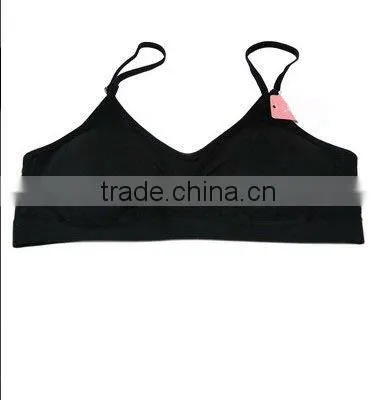 hot sell ladies seamless padded sport bra underwear