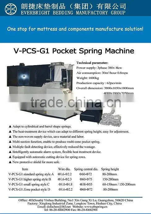 Bonnel Spring Coiling Machine for Making Mattress BC-80