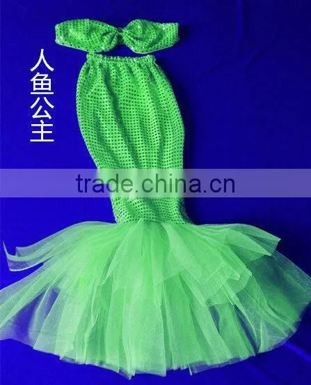 Hot pink little mermaid princess costume Halloween Costume