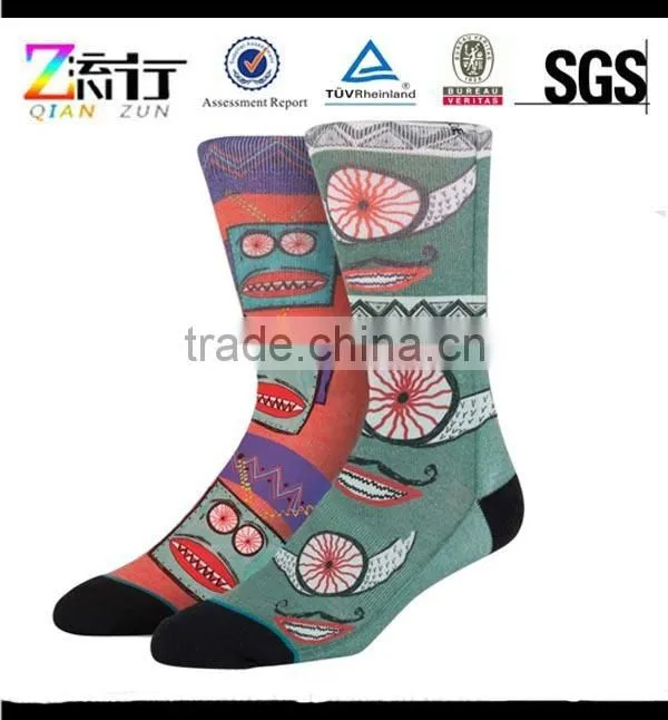 custom bulk wholesale sublimation socks men
