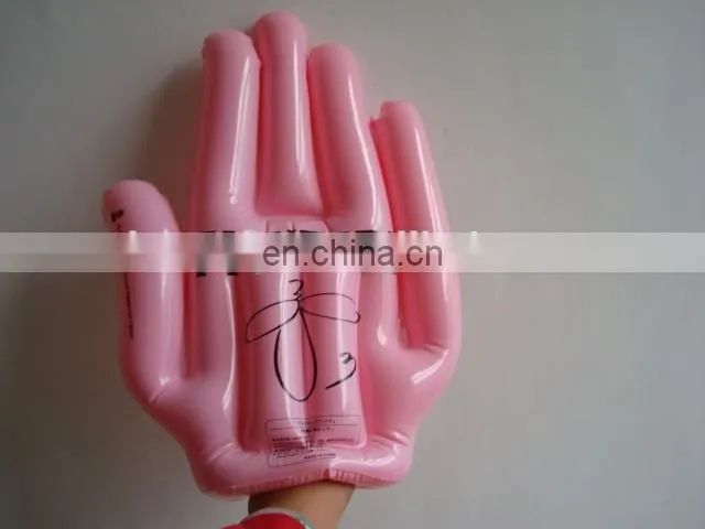 Inflatable cheering palm inflatable hand for promotional gifts