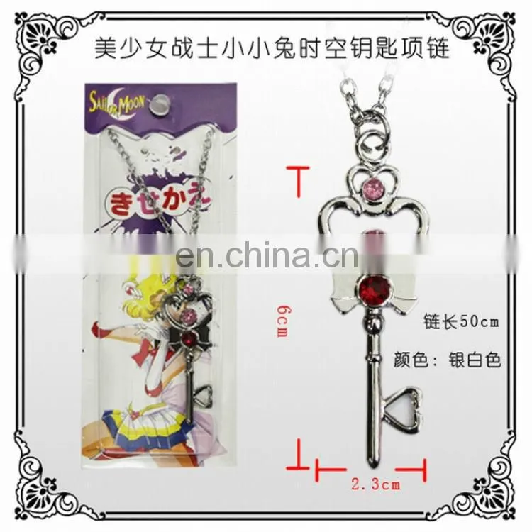 New Style Hot Silver Sailor Moon Necklace Wholesale Fashion Anime SailorMoon Necklace