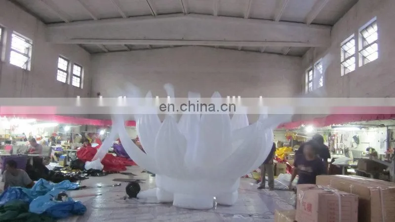 customized multicolor led lighting advertising small inflatable air dancer of flower