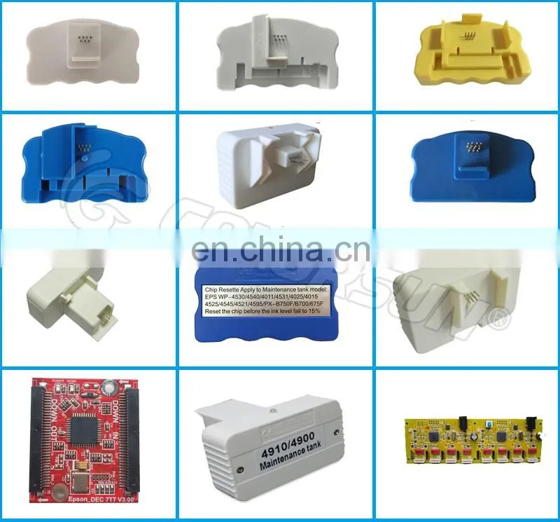Best selling T5852 pm210 pm250/270 alone one time chip for epson