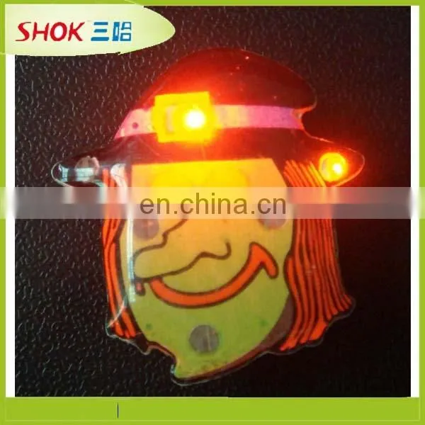 New good quality promotional design led badge for party