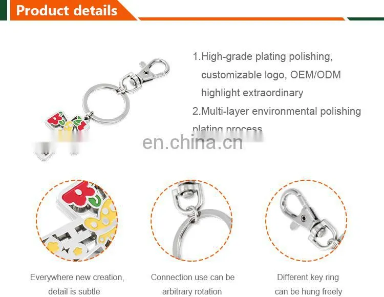 Custom logo design your own turbo promotional key chain