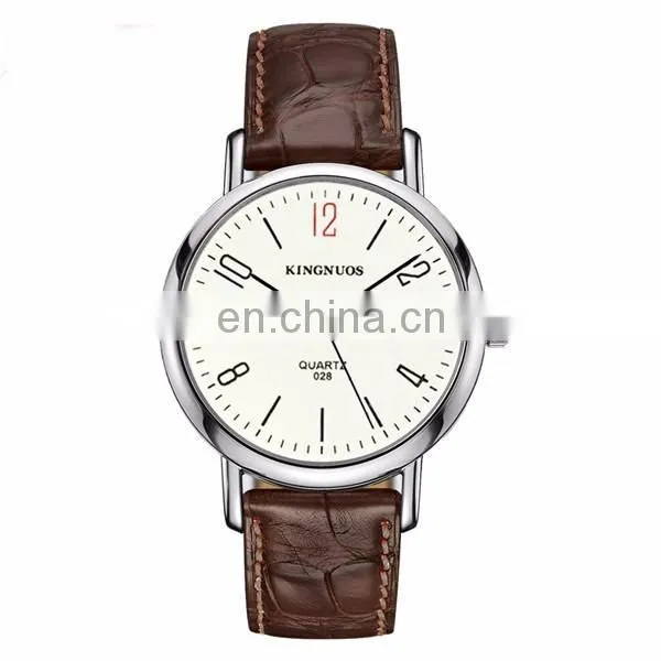 Yiwu wholesale factory watch leather brand watch