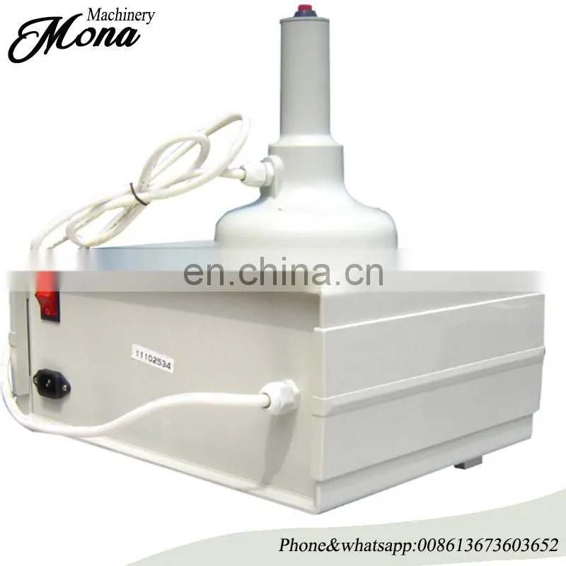 Hot selling bottle aluminum foil glass jar/plastic bottle cap sealing machine
