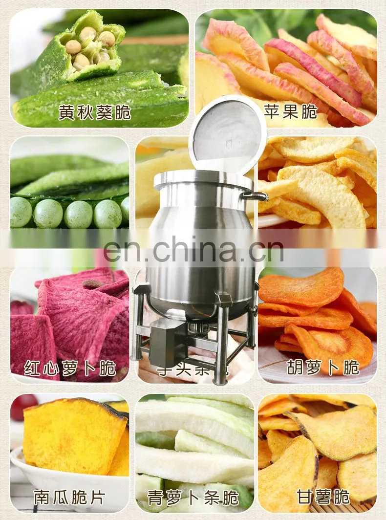 Automatic Banana Chips Vegetable Vacuum Frying Machine Price