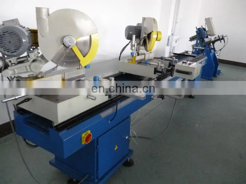 SJZ2 Double Head PVC Window Making Machine/upvc window portable cutting saw machine