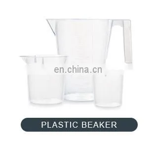 AKMLAB Graduated Chemistry Laboratory Plastic Beaker