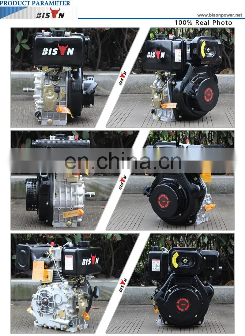 BISON CHINA Singer Cylinder 4 Stroke Marine Diesel Engine for Sale Good Motor 186F