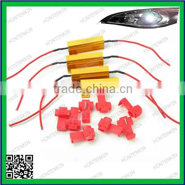 50W 6 ohm LED Load Resistor For Car TURN SIGNAL Light / FOG Light / RUNNING Light H1 H3 H4