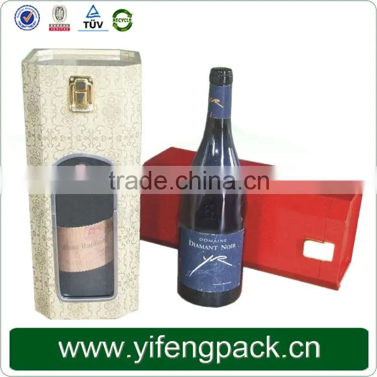 Factory Cheap Single Clear Wine Glass Gift Box Wholesale