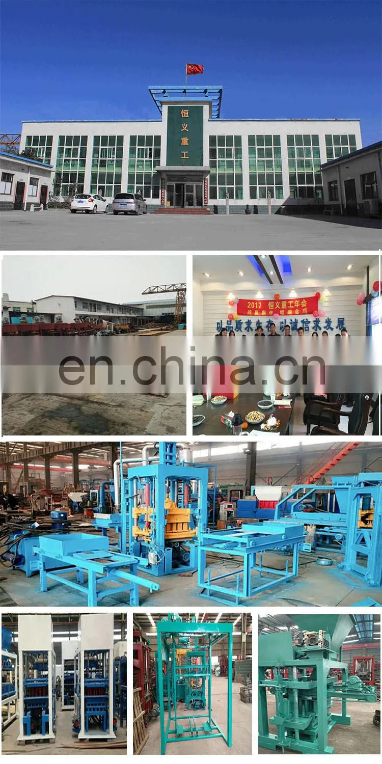 QT4-15 handmade hollow block making machine/ automatic brick machine for bangladesh