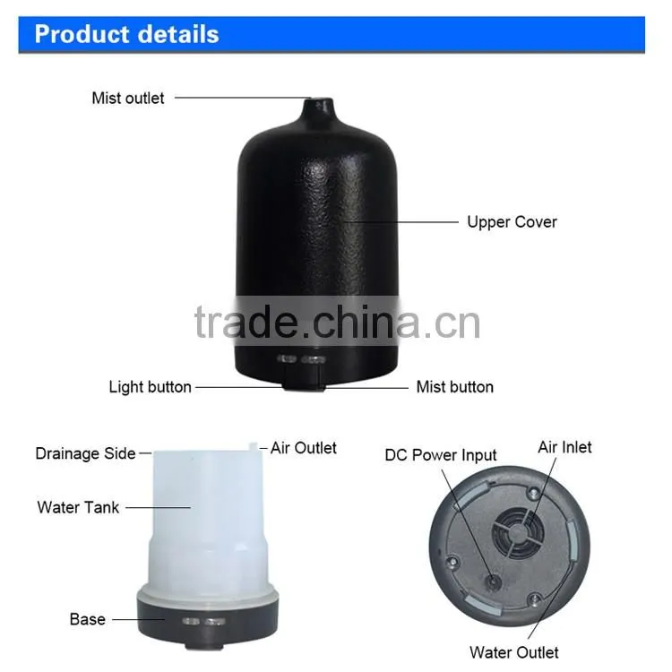 USB New Ultrasonic Mini Mist Maker Fogger Cafe Room Aroma Diffuser
