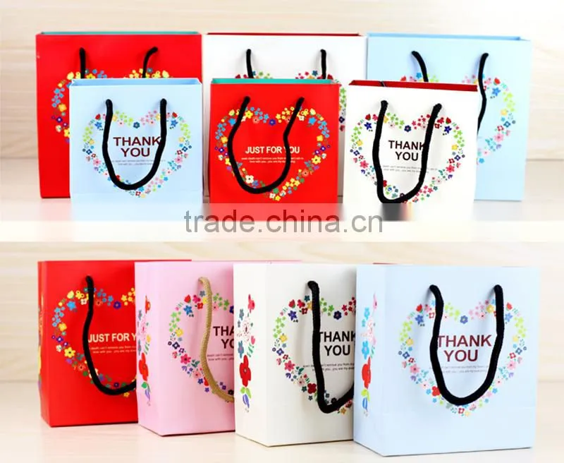 china wholesale handbags shoes clothing packaging paper bags with handles