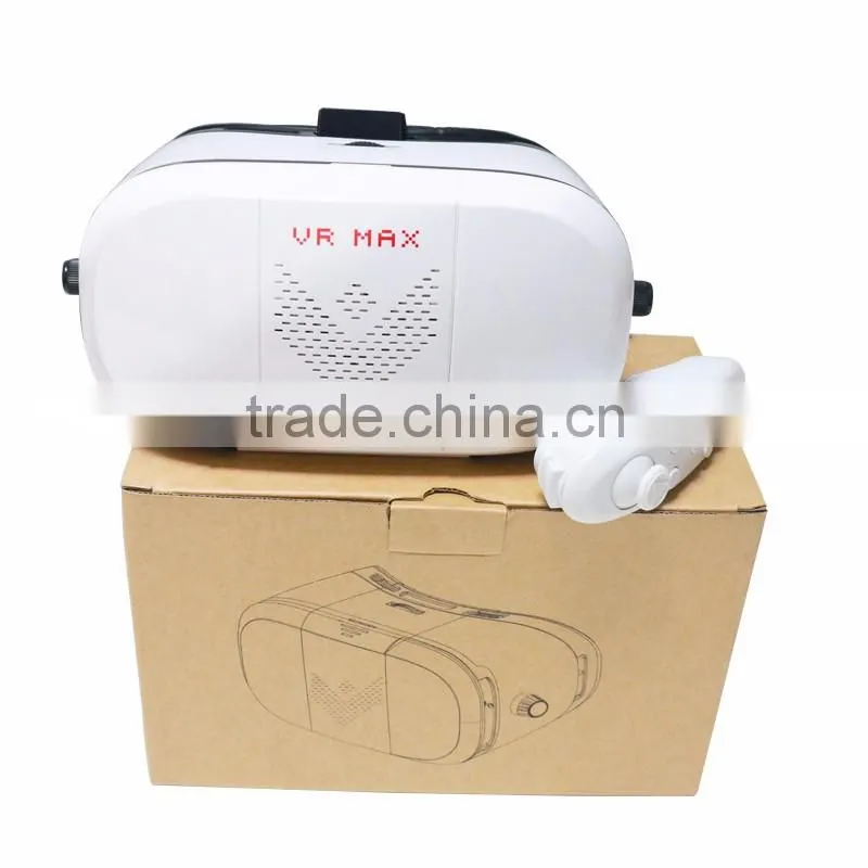 2016 VR 3D Glasses VR MAX Virtual Reality Headset Clear HD Performance with Remote