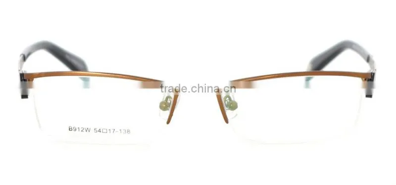 Half-rim metal gentleman optical glasses frame korea