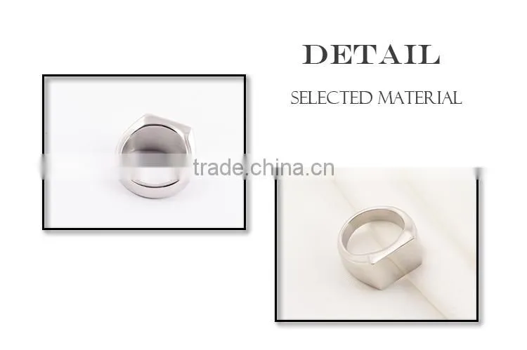 Stainless steel ring designs for men big size men's rings