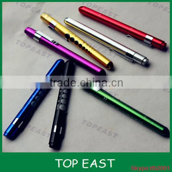 Medical Surgical First Aid colors Pocket Penlight 17*139mm for doctors and nurses