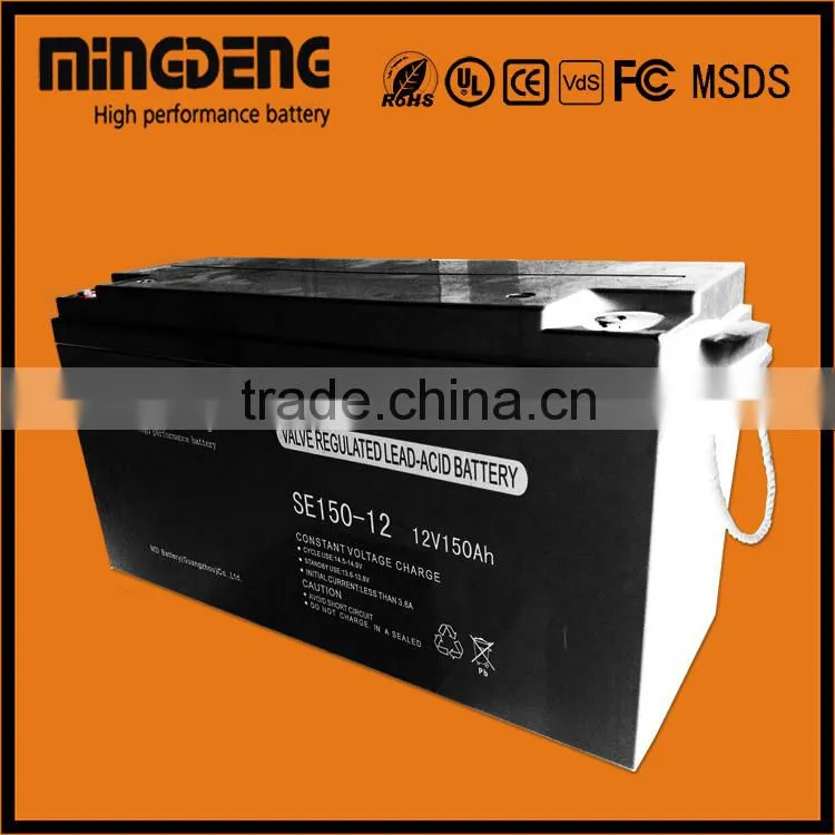 2015 best price!!! 12v150ah/200ah batteries for solar panel system