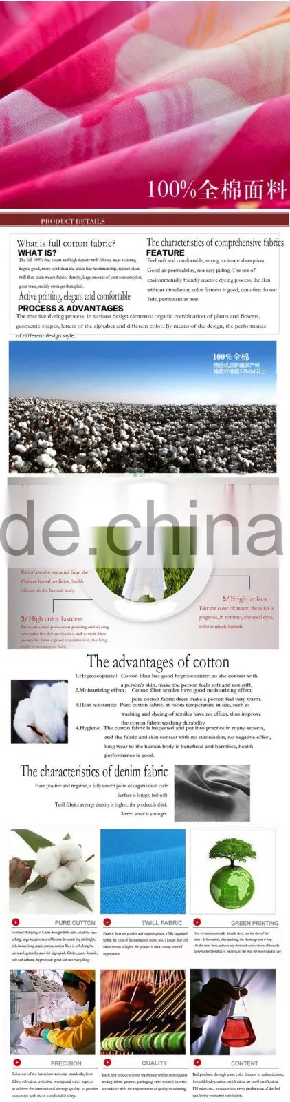 New design beautiful color cotton comfortable and soft 4 pcs bedding set