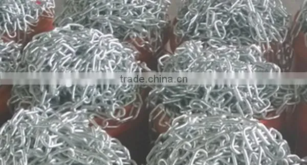 hot dipped galvanized DIN5685A BRD Standard short link chain