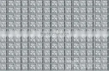 Decorative clear glass brick and block