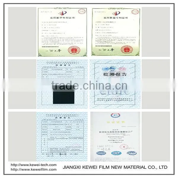 Frost building window film covering with high UV protection and heat resistant