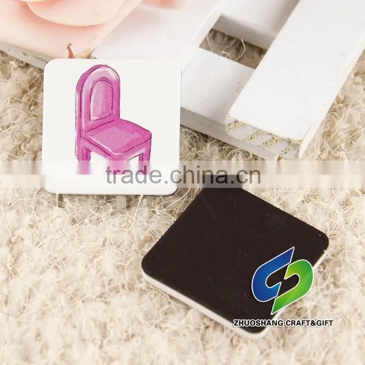 Eco-friendly factory custom 3d soft rubble fridge magnet