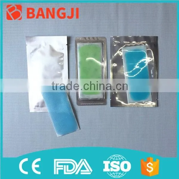 Migraine cooling fever pad 100% natural plant extract gel cooling headache patch