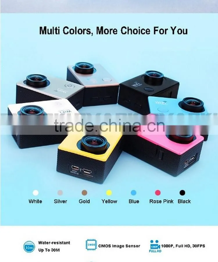 2016 trending products Action Camera 30M Waterproof Camera WiFi Full HD 1080p 12Mp Video DV Sports Camera accept paypal