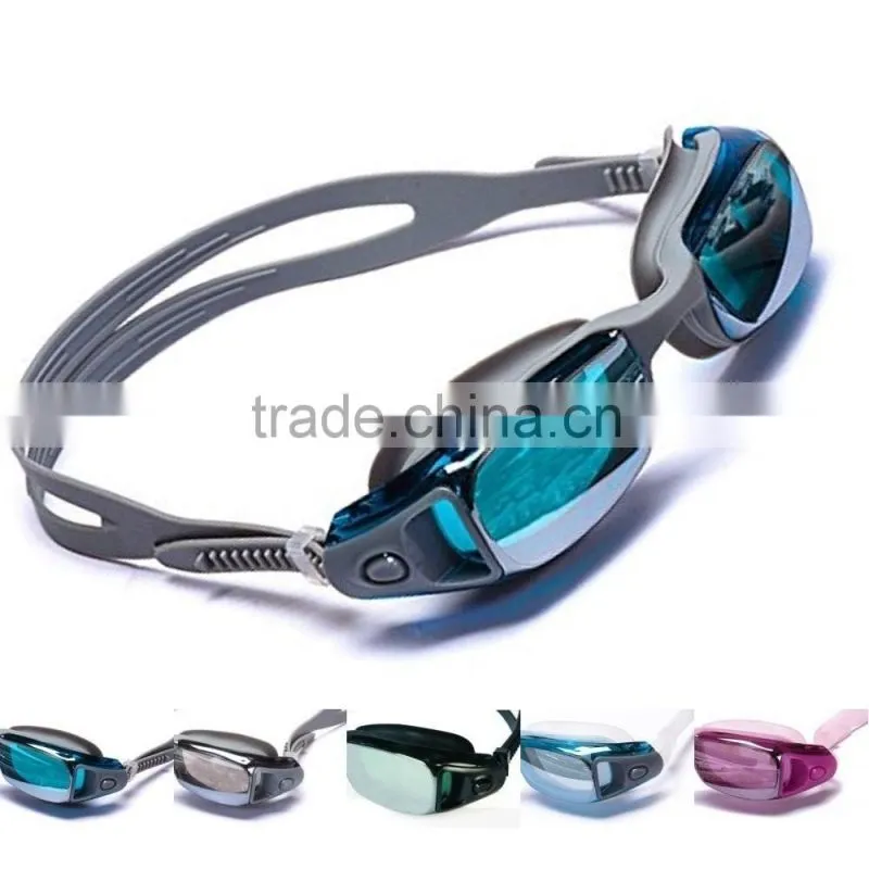 2016 Professional Silicone Adult /Kids Swimming Goggles Anti Fog Prescription Swimming Goggles
