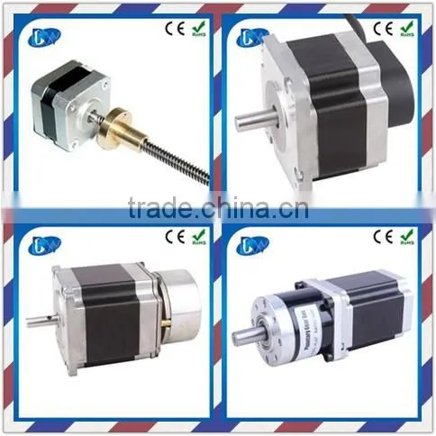 1.8 screw shaft stepper motor with shaft Tr8*8 ,3d printer for in and cnc glass hobbyist