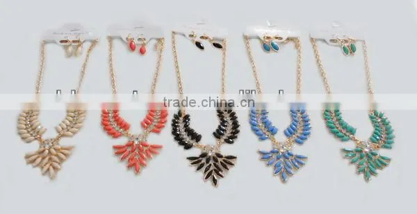 Alloy Casting And Stones "Angel Wing" Necklace For Spring Of 2014