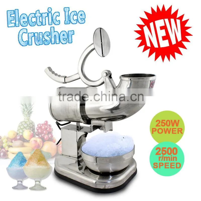 Stainless-Ice-Shaver-MACHINE-Snow-Cone-Maker-Shaved-Icee-Electric-Crusher