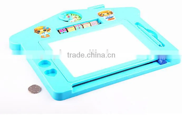 No -toxic plastic kids erasable drawing board with plastic pen