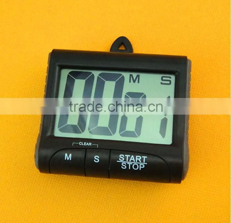 Multi-functional Universal 1-99 Mins Countdown /Up Large Display Digital Battery Power Timer Switch with Standing Clip Magnet