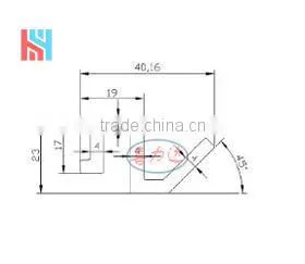 aluminium stone bracket,marble stone fixing system marble fixing aluminium bracket